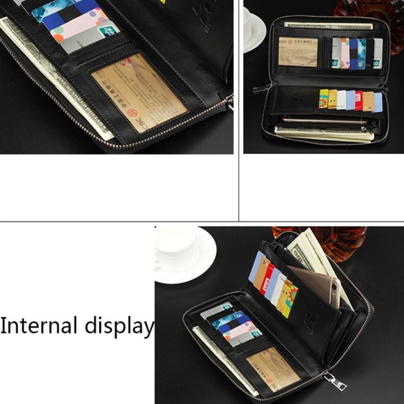 Crocodile Print Women Men Phone Clutch Wallet - Picture 6 of 7